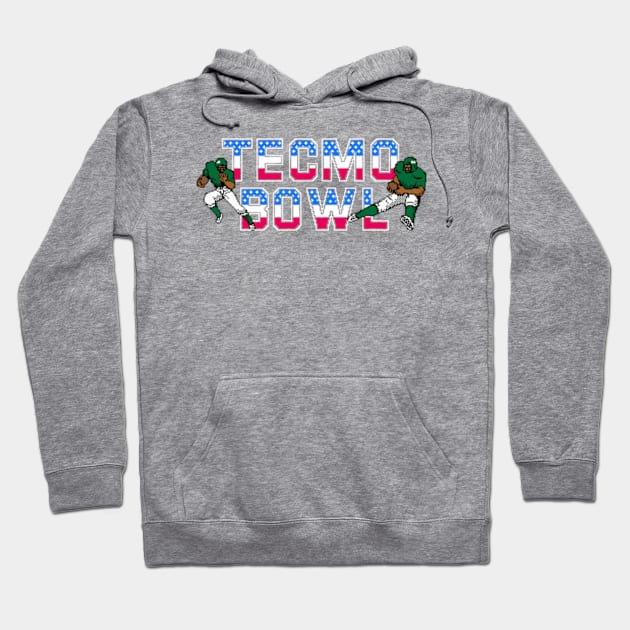 Tecmo Bowl Football - New York Hoodie by The Pixel League